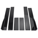 Extensión de faldón lateral universal de 78,7 pulgadas, borde divisor de alféizar, polipropileno genérico