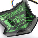 Piloto trasero intermitente LED para Kawasaki Z650 Ninja 650 Z900 17-24 Plata Genérico