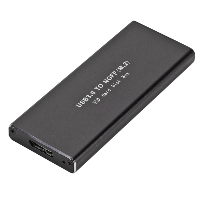 M.2 NGFF SSD SATA a USB 3.0 Adaptador de caja de almacenamiento de caja de disco duro de aluminio