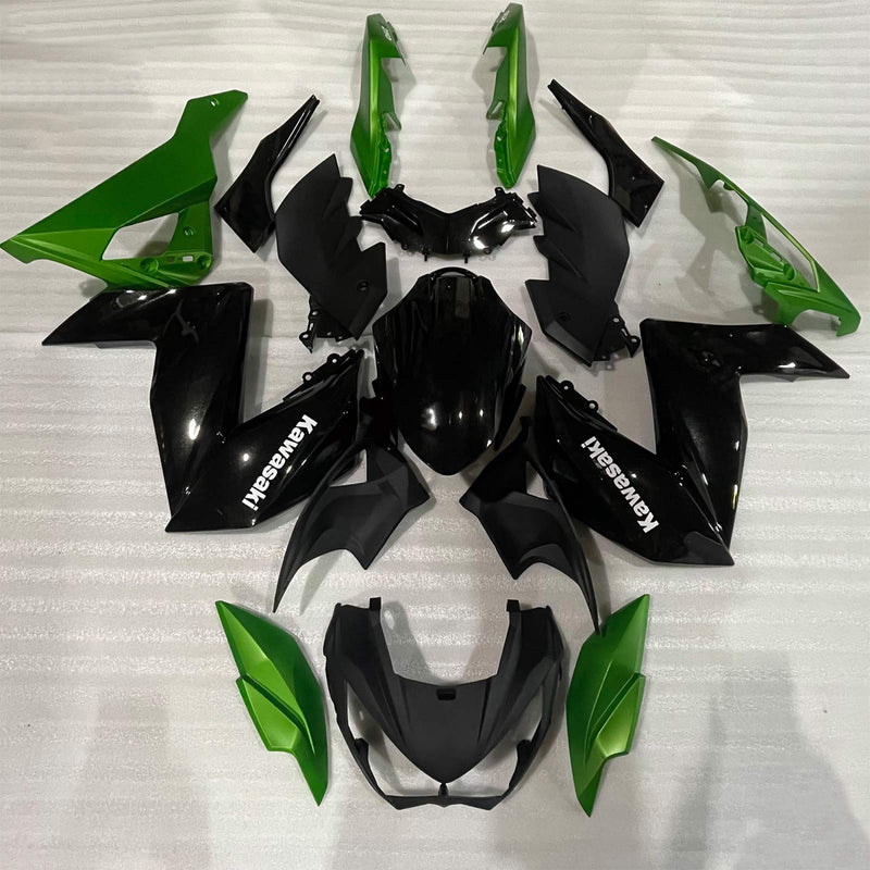 Amotopart kåpa Set för Kawasaki Z250 Z300 2015-2016 Body Plastic ABS