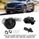 2010-2014 Jaguar XF 5.0L V8 XFR XFR-S vattenpump med bultar, packningar, pluggar + termostatsats