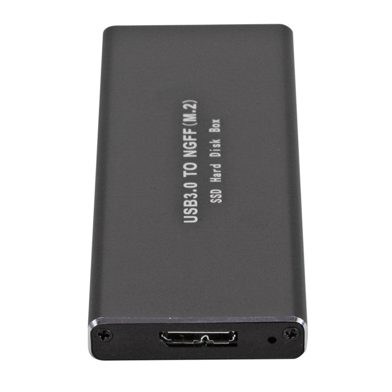 M.2 NGFF SSD SATA a USB 3.0 Adaptador de caja de almacenamiento de caja de disco duro de aluminio