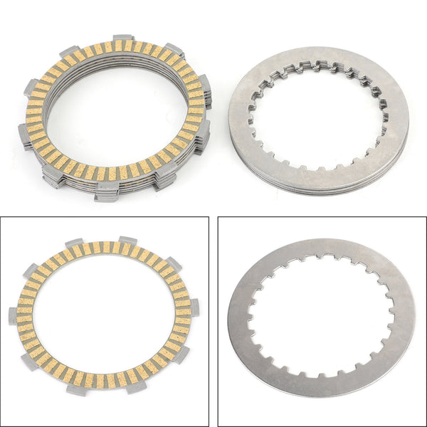 Clutchsett stål og friksjonsplater for Honda XR400R ATC250 CRM250R TRX250R 85-04 Generisk