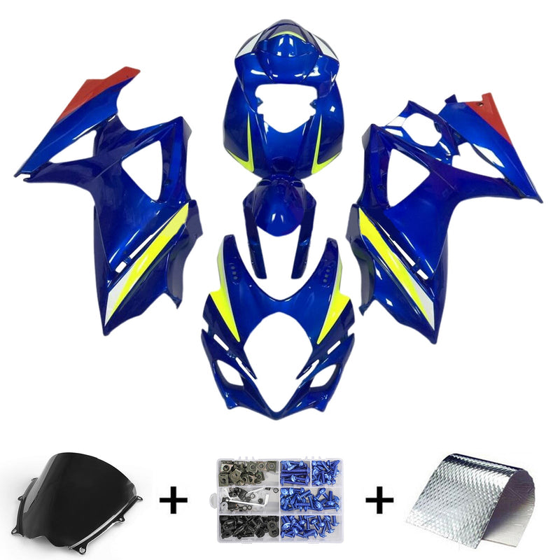 Amotopart Suzuki GSXR1000 2007-2008 K7 kåpa Set Body Plast ABS