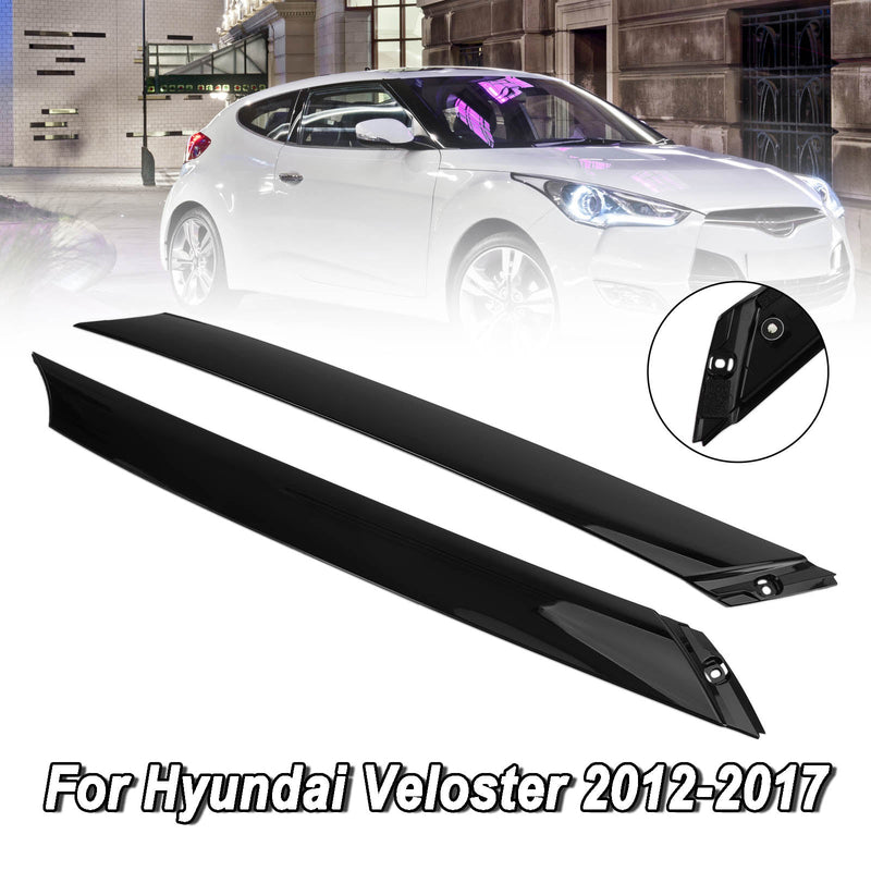 Moldura exterior para moldura de pilar de parabrisas L+R 2012-2017 Hyundai Veloster