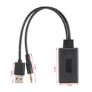 Adaptador receptor Bluetooth5.0 USB 3,5mm Jack estéreo CD Audio para altavoz auxiliar de coche
