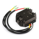 Rectificador regulador de voltaje compatible con motores fueraborda Mercury Mercruiser F10 HP 15 HP 20 HP de 4 tiempos genéricos