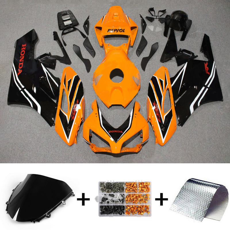 Amotopart Honda CBR1000RR 2004-2005 Juego de carenado Cuerpo Plástico ABS