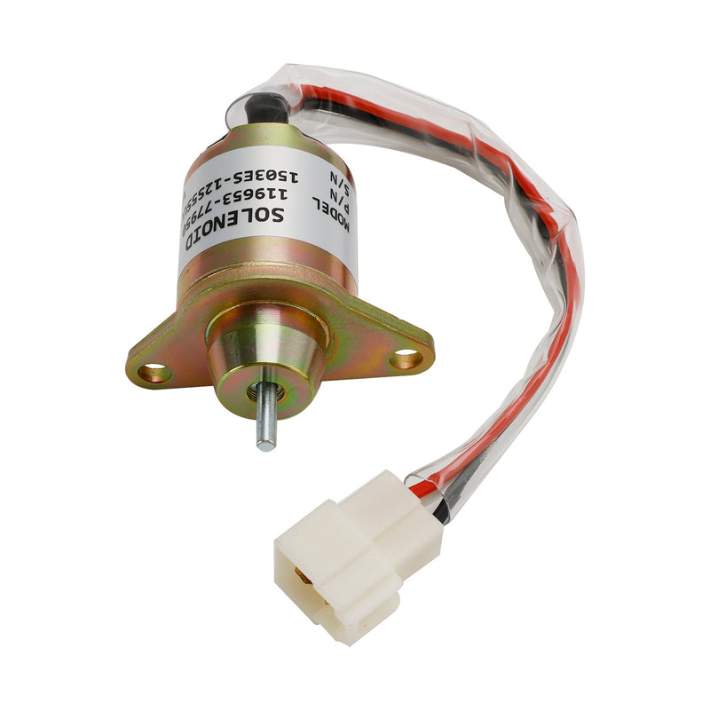 Válvula solenoide de cierre de combustible adecuada para Yanmar 1503ES-12S5SUC5S 119653-77950