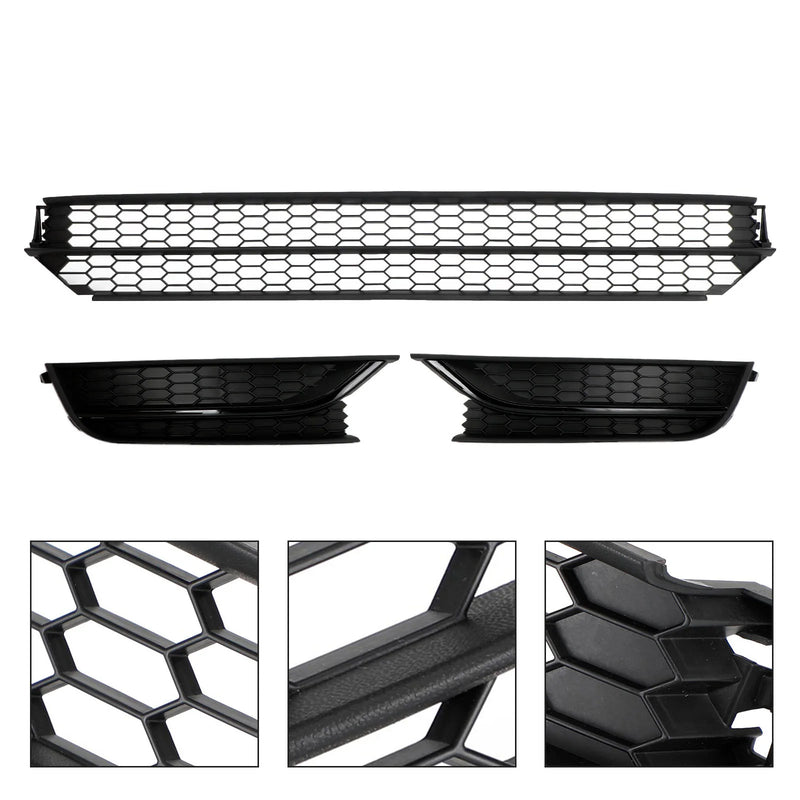 Volkswagen Passat 2012-2015 Front støtfanger Nedre Grill Grill Tåkelys Deksel