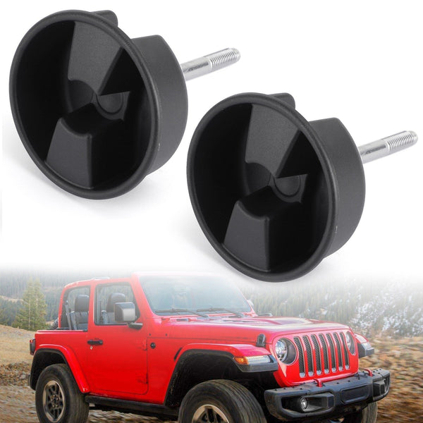 2 peças para Jeep Wrangler 2007-2017 Hardtop Freedom Botão de montagem superior SCHREIDS