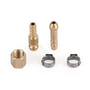 TIG lommelygte gasadapter 35-50 12 mm M10 gas til M16 x 1,5 mm WP-17/18/26