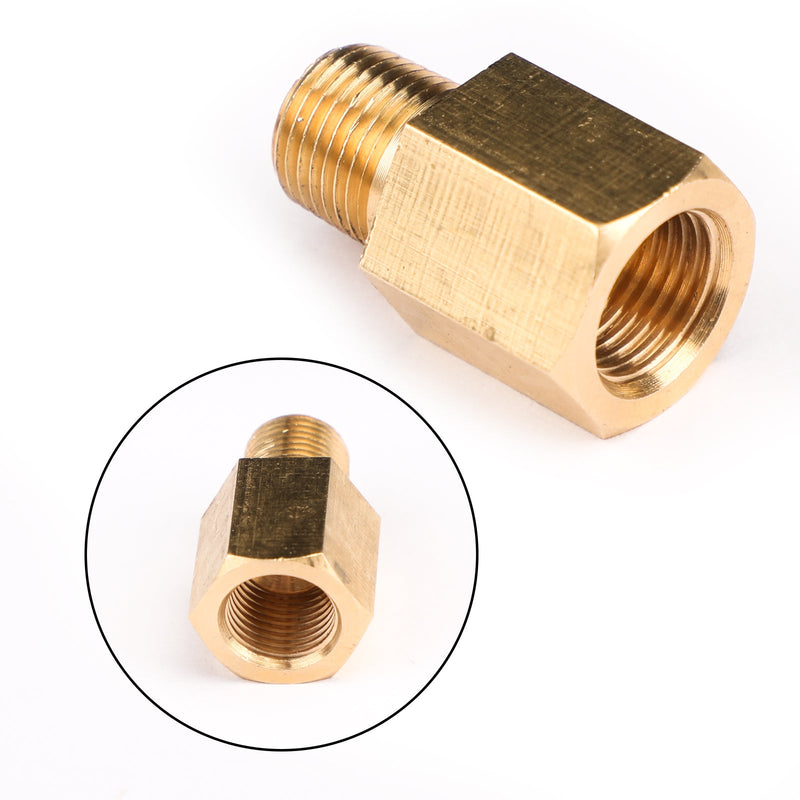 1/8 npt weiblich bis 1/8 BSPT männliche Adapter -Messgeräte -Faden -Öldruckadapter