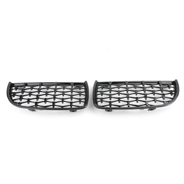 Meteor Black Kidney Grill Mesh Säleikkö sopii BMW E90 3 Series Sedan 2005-2008 Generic