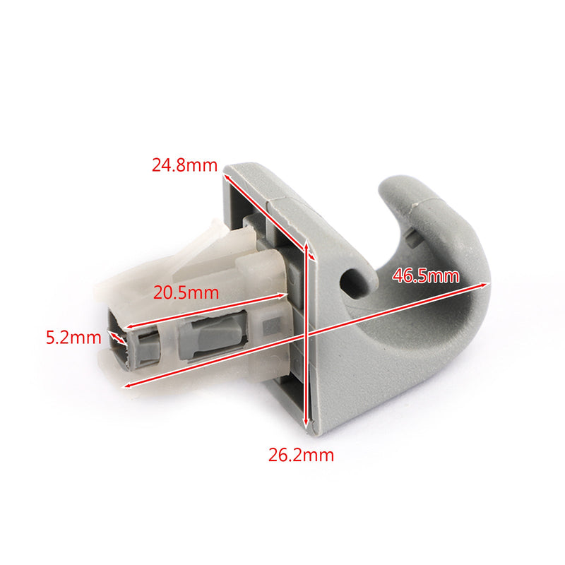 Areyourshop Clip de visera gris adecuado para TOYOTA Camry Corolla Highlander RAV4 Prius Solara Generic