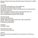 2x Sidotank Traction Grips Protector Passar BMW G310GS 2017-2021 19 18 Generic