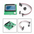 2 ledninger 3D-printer LCD-skærm Display Kit Udskiftning af CREALITY 3D CR-10 S