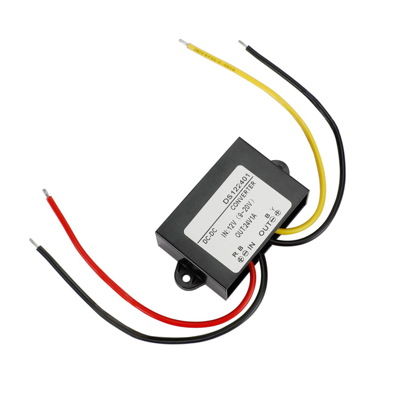 Wodoodporny konwerter DC-DC Boost 12V na 24V moduł zasilania samochodowego