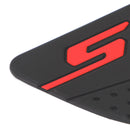 Par de almofadas laterais de proteção do tanque adequadas para Yamaha R15 V3 2017-2020 borracha preta genérica