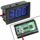 5 stk DC5-120V 0,56" 2-leder LED Digital Display Panel Voltmeter Volt Tester