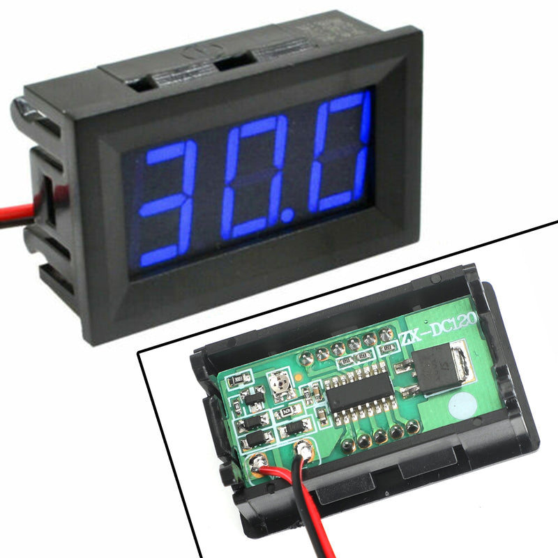 5 Stück DC5-120V 0,56" 2-Draht-LED-Digitalanzeigetafel Voltmeter Volt Tester