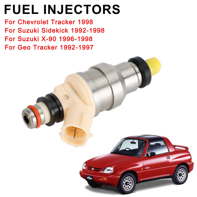 1 Uds Suzuki Sidekick X-90 1.6L compatible con inyectores de combustible Chevy Tracker INP-470