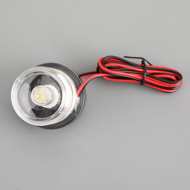 Lampa sygnalizacyjna nawigacyjna LED 12 V, okrągła lampa kotwiczna do jachtu morskiego