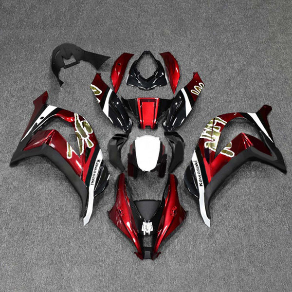 Amotopart kåpa set för Kawasaki ZX10R 2016-2020, kropp, plast, ABS