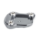 Stativ sidostöd förstorad plattplatta för Honda CB650F CBR650F 2014-2018 Generic