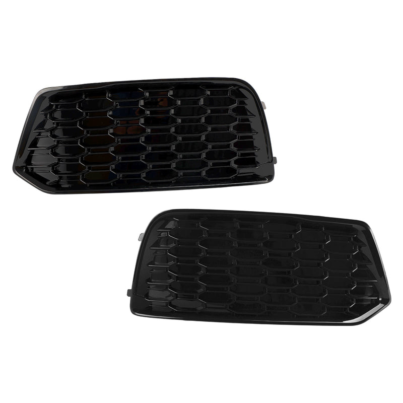 Audi Q5 2018-2022 Mesh 2PCS främre stötfångarhölje Grill Grill Bezel Insats