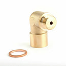 M18X1.5 02 tulpan jatke O2 happianturin kulmassa oleva jatkevälike 90 astetta yleinen