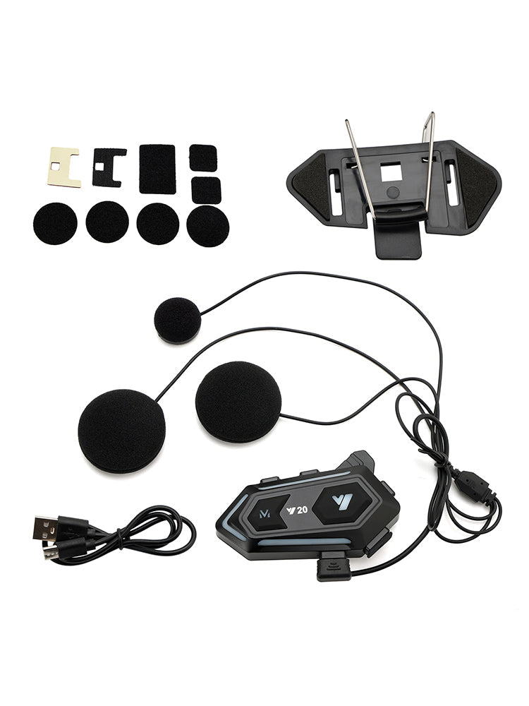 Hjelm Bluetooth Hodetelefon Headset Trådløs spiller Universal Y20 For Motorsykkel