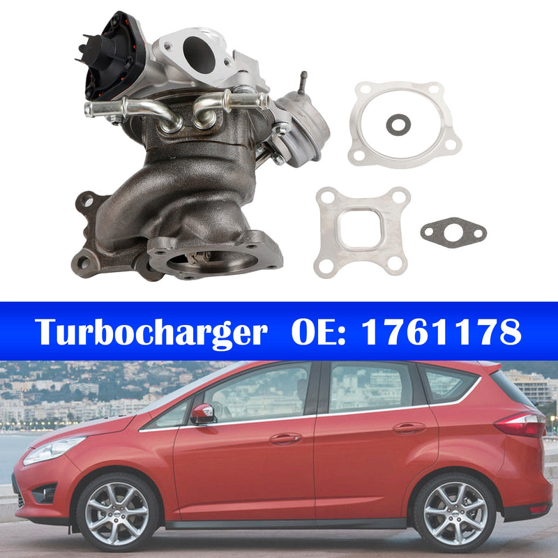 2015-2017 Ford Fiesta 1.0L Turbo Turbo + Packningar 1761178 1799836 1808411 CM5G6K682HB CM5G6K682HC