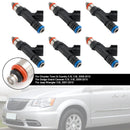 6 STK drivstoffinjektor 0280158119 Fit Jeep Fit Dodge Wrangler Fit Chrysler 3.3L