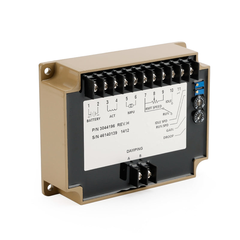 Controlador eletrônico de velocidade 151068202 para Cummins 12-24V EFC 3044196