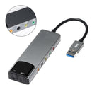 Neue Aluminiumlegierung USB Optical Fiber SPDIF Karte Computer Externe Multifunktion