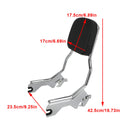 Respaldo Sissy Bar Street Bob FXBB Softail Slim FLSL Deluxe FLDE Pillion