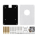 Raspberry Pi 5 Mehrschichtige Acrylschale, transparente Schutzhülle, Lüfter