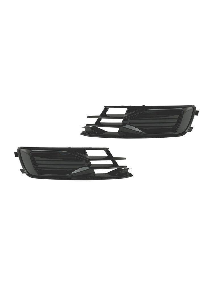 Audi A6 C7 2014-2018 2stk Frontfanger Tåkelys Grill Sort