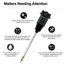 Håndholdt Soil PH Tester PH og fugtmåler med 295 mm lang metalsonde