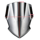 Protetor de pára-brisa adequado para Yamaha MT-07 2018-2020 Genérico