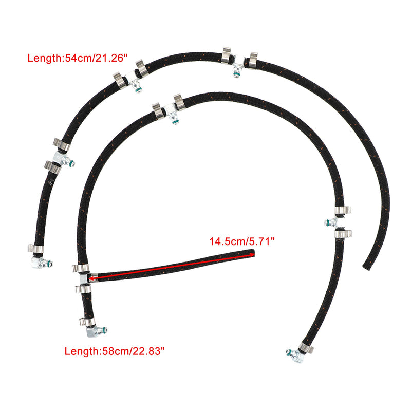 Duramax 2004-2010 6.6L Diesel Truck Engines Kit de línea de retorno de inyector de combustible