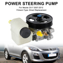 2007-2012 Mazda CX-7 2,3L L4 2,5L servostyringspumpe med remskive og reservoar