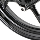 Aro da roda dianteira preto brilhante adequado para Kawasaki EX 400 G Ninja 400 / ABS / Z 400 2018 2019 2020 2021 2022 2023