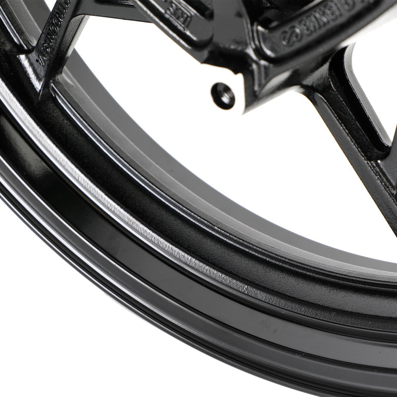 Glänzend schwarze Vorderradfelge, passend für Kawasaki EX 400 G Ninja 400 / ABS / Z 400 2018 2019 2020 2021 2022 2023