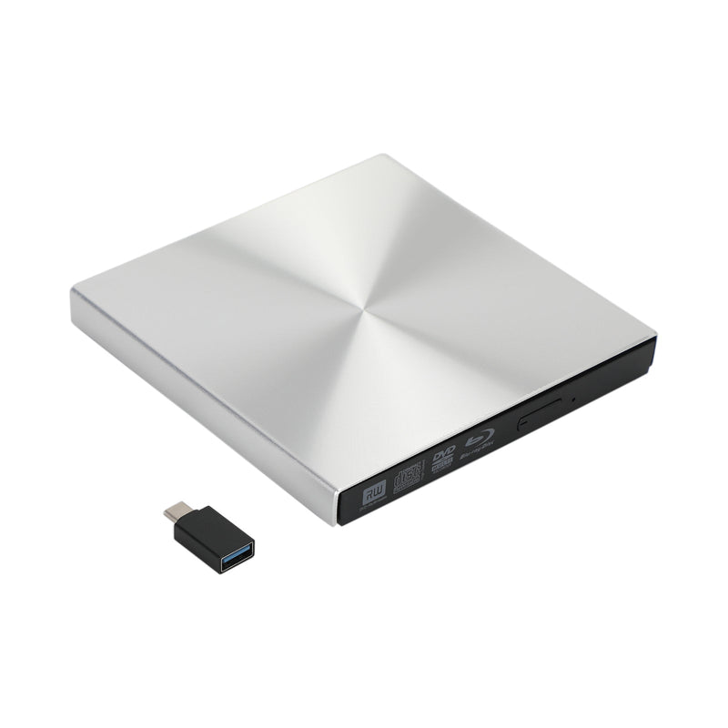 Blu Ray Drive USB 3.0- und Typ-C-DVD-Brenner Tragbarer BD-Combo Player Reader