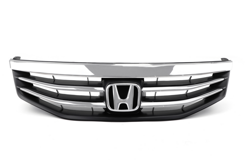 Accord 2011-2012 Honda nuevo parachoques delantero superior capó negro cromado parrilla de repuesto genérica