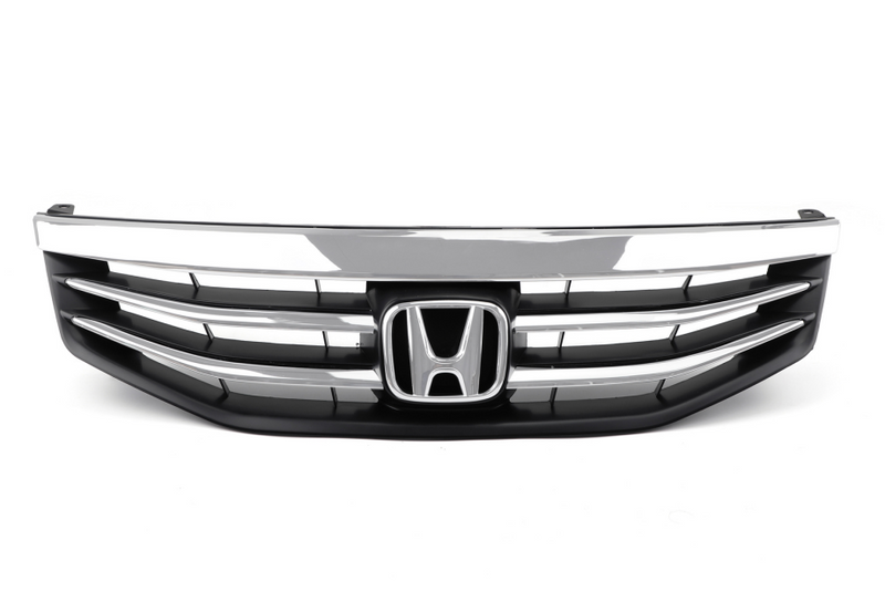 Accord 2011-2012 Honda Novo Capô Superior do Pára-choques Dianteiro Preto Cromado Grade de Substituição Grade Genérica