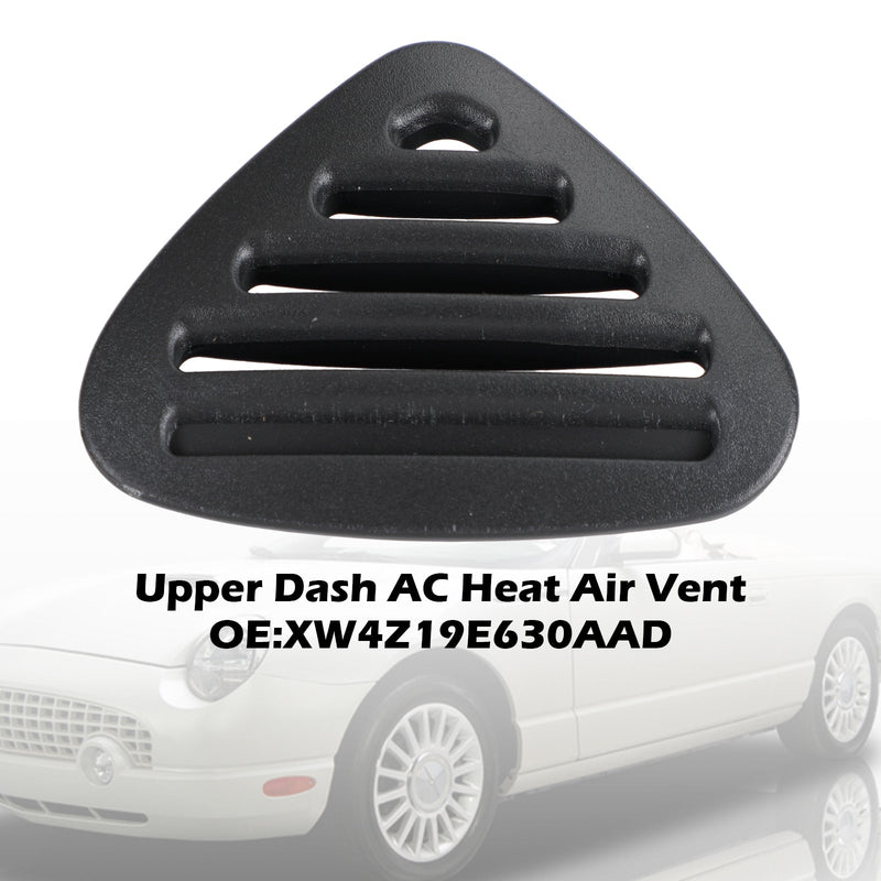 2002 Ford Thunderbird / 2000-2002 Lincoln LS Upper Dash AC Heat Air Vent Schwarz XW4Z19E630AAD