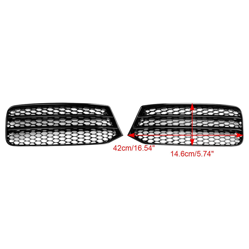 Audi A1 8X 2015-2018 Par foran støtfanger tåkelys Cover Grill